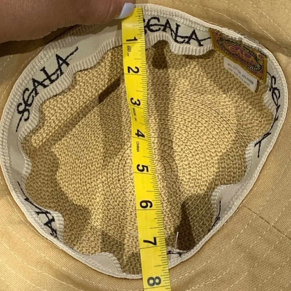 Scala Collezione Tan Sun Beach Hat